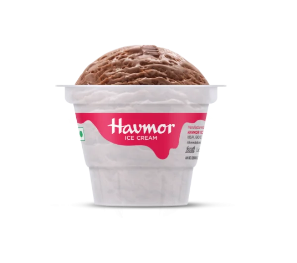 Havmor Chocolate Ice Cream Cup PNG Transparent