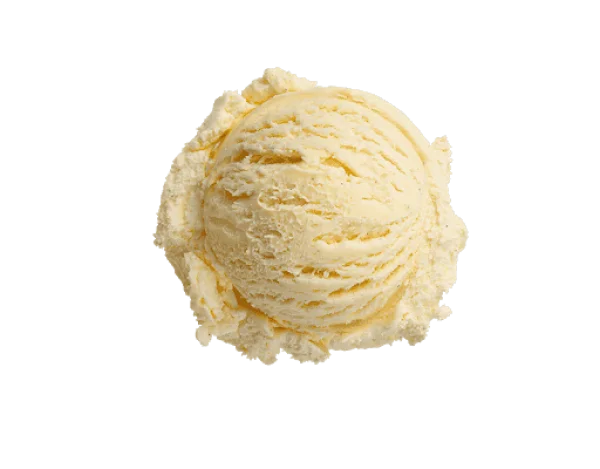 Vanilla Ice Cream Scoop PNG Transparent Background