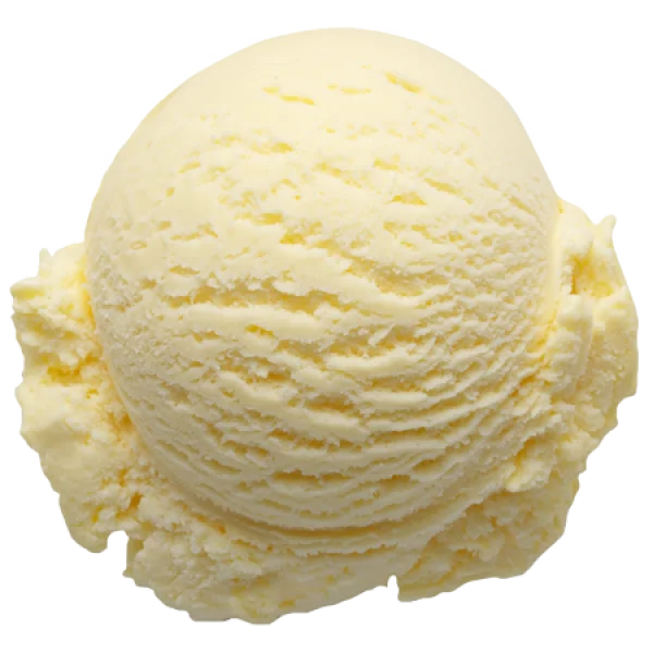 Vanilla Ice Cream Scoop PNG Transparent Background