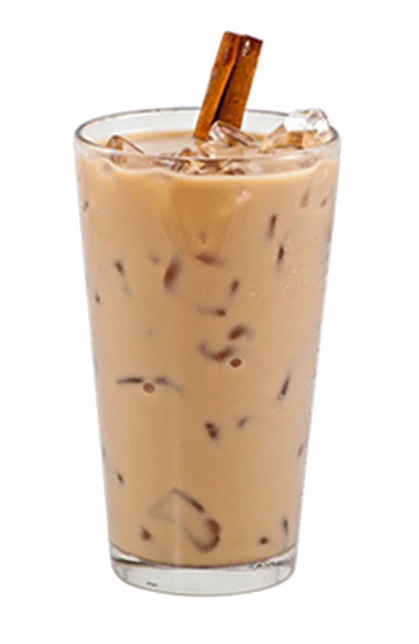 Iced Coffee with Cinnamon PNG Transparent Background