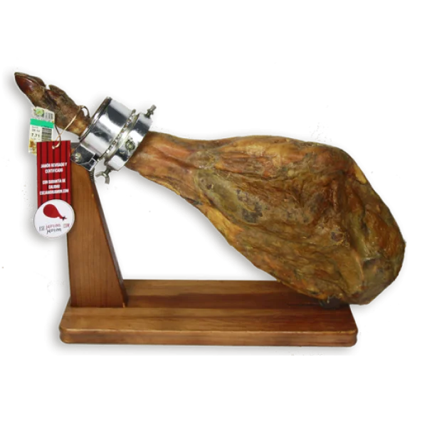 Jamon Serrano Leg on Stand PNG with Transparent Background