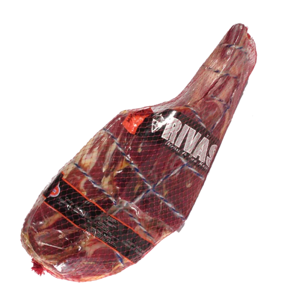 Cured Ham Leg in Net Packaging PNG Transparent