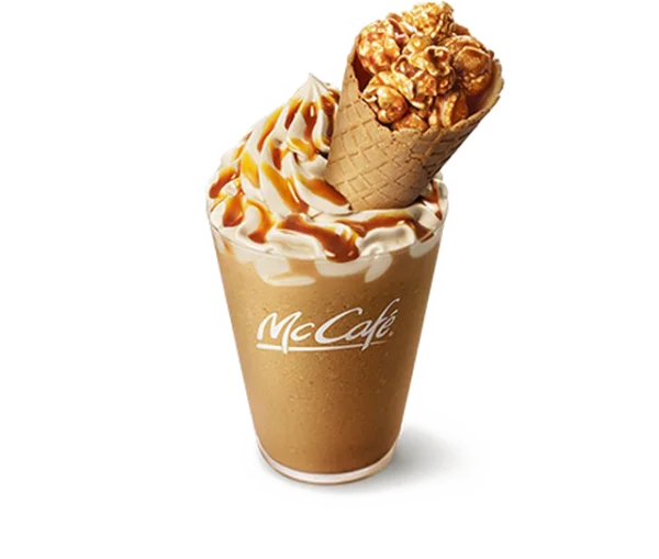 McCafé Caramel Popcorn Frappé PNG Transparent