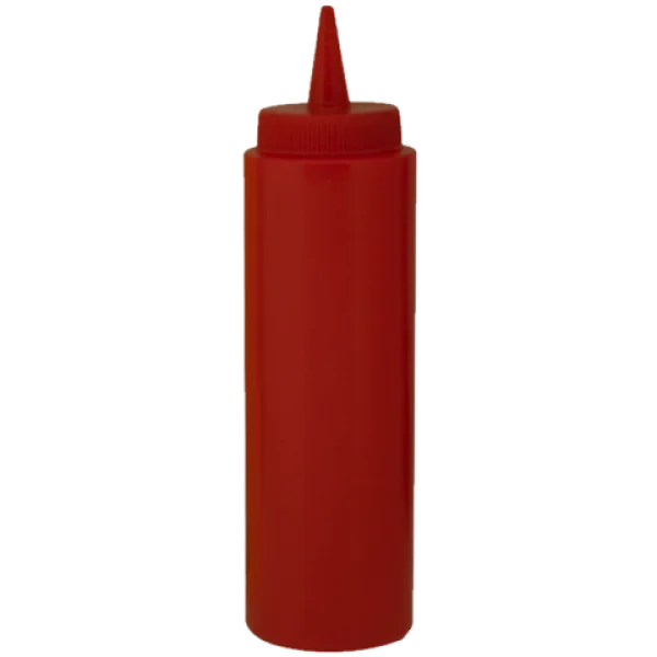 Red Ketchup Squeeze Bottle PNG Transparent Background