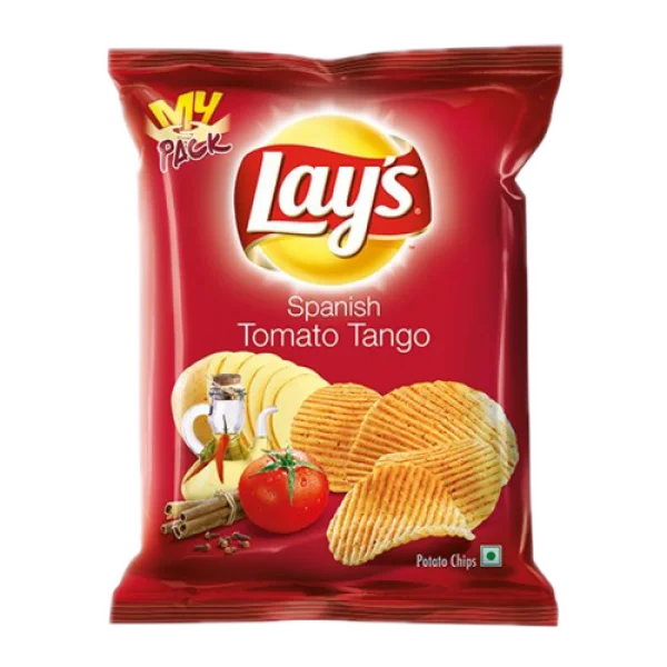 Lay's Spanish Tomato Tango Potato Chips Bag PNG