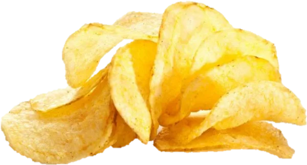 Potato Chips Stack PNG Transparent Background