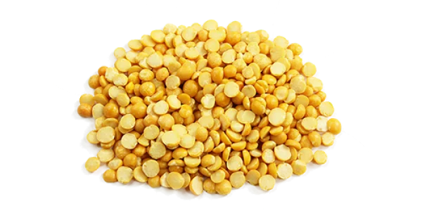 Yellow Split Peas PNG Transparent Background