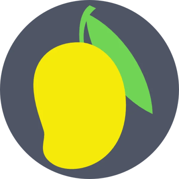 Yellow Mango Fruit Icon Transparent PNG