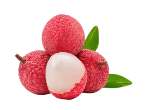 Fresh Lychee Fruits PNG Transparent Background