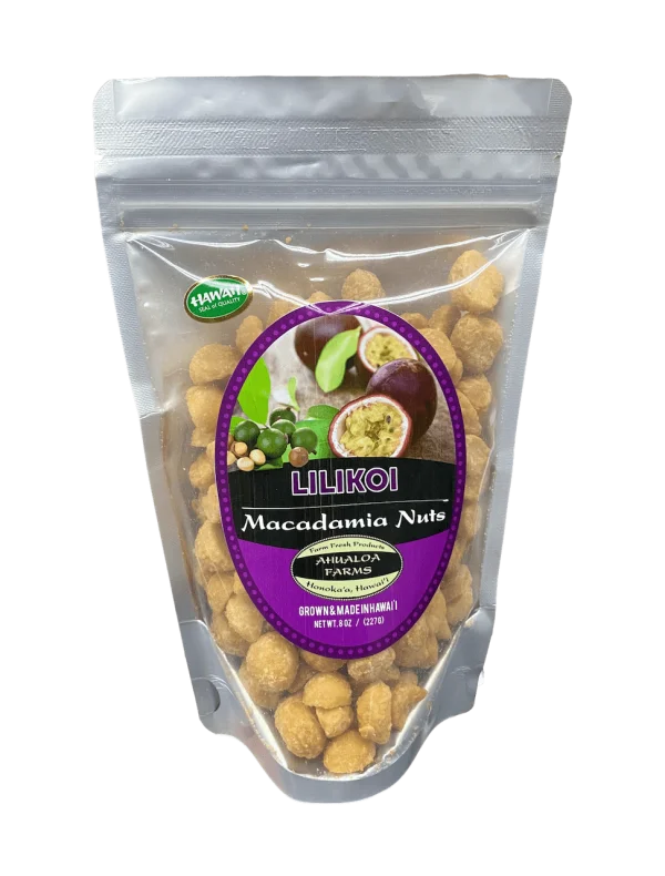 Lilikoi Macadamia Nuts Bag PNG Transparent