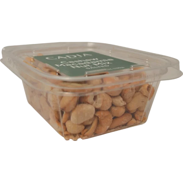 Cashew Macadamia Nut Mix in Container PNG Transparent