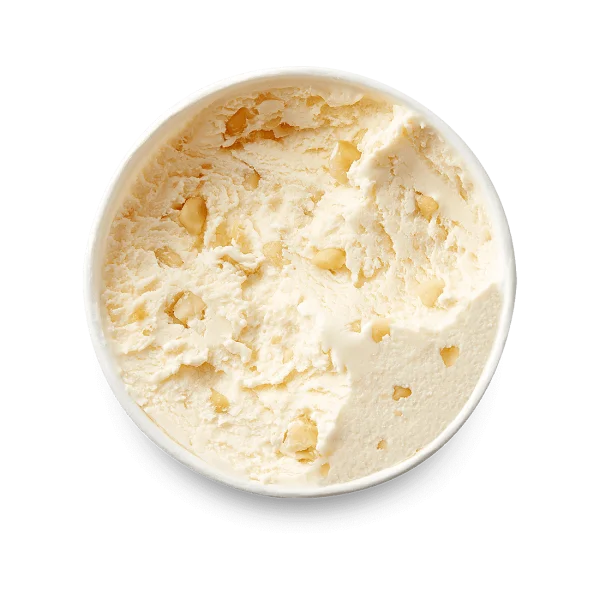 Vanilla Macadamia Ice Cream Tub PNG