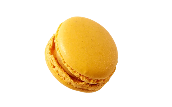 Yellow Macaroon PNG Transparent Background