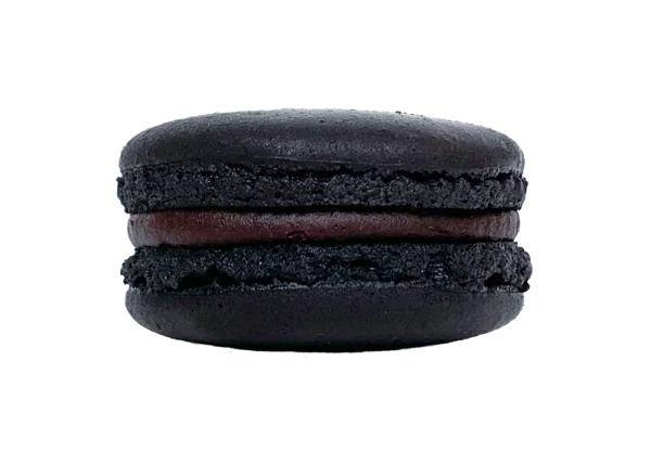 Black Macaron PNG Transparent Background