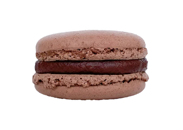 Delicious Chocolate Macaron PNG Transparent