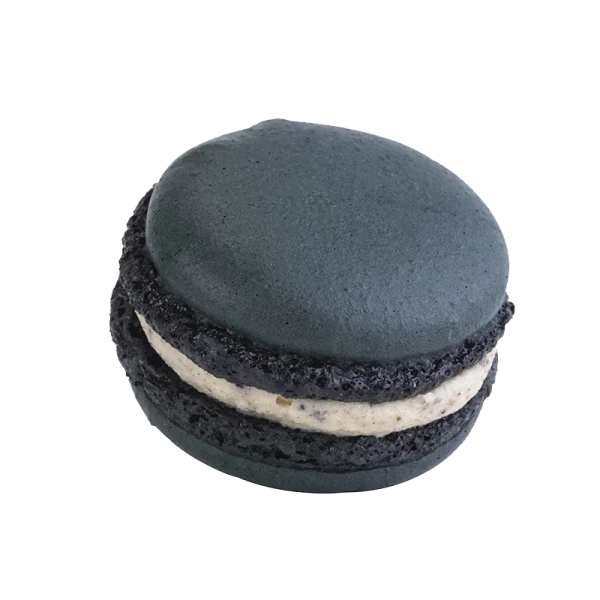 Dark Grey Macaron PNG Transparent Background