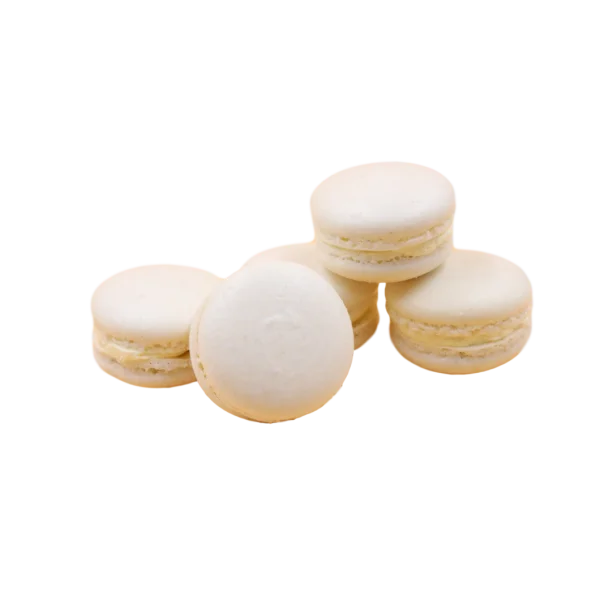 White Macarons PNG Transparent Background