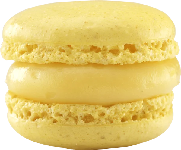 Yellow Macaron PNG Transparent