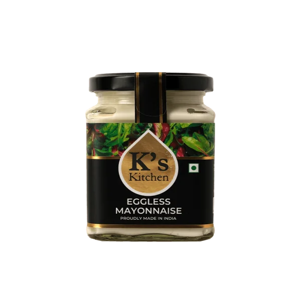 K's Kitchen Eggless Mayonnaise Jar PNG Transparent Background