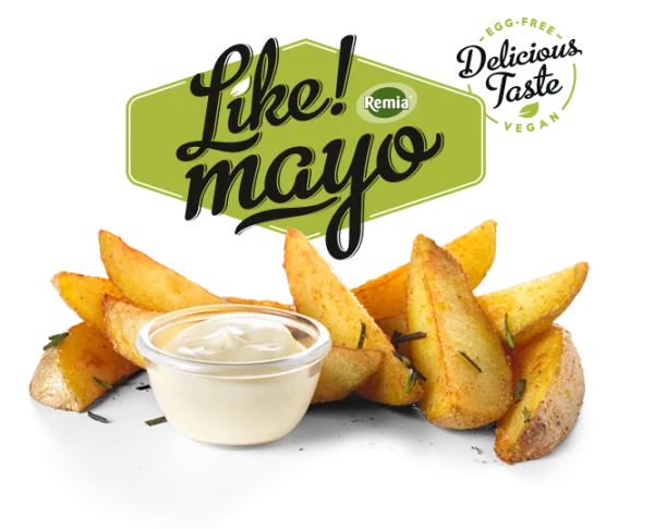 Remia Like Mayo with Potato Wedges PNG Transparent