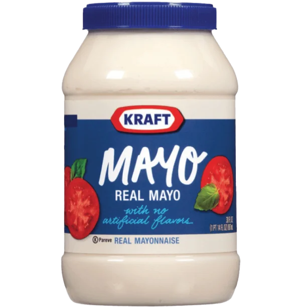 Kraft Real Mayo Jar PNG Transparent