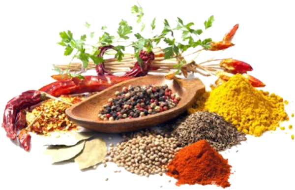 Assortment of Spices Transparent PNG