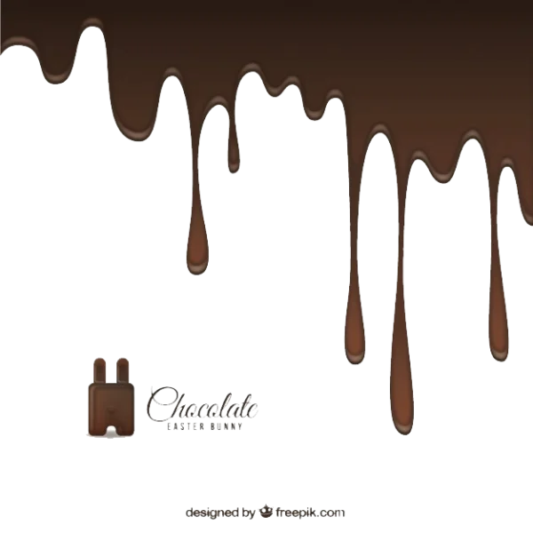 Dripping Chocolate PNG Transparent Background