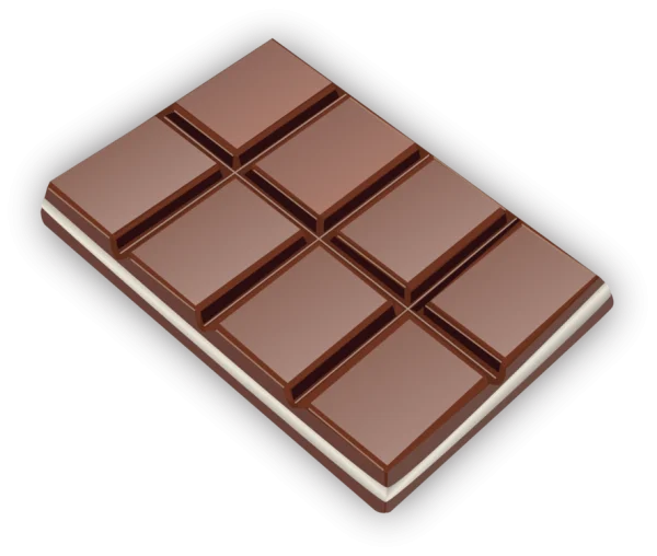 Milk Chocolate Bar Transparent PNG