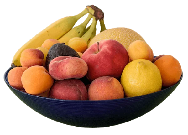 Colorful Fruit Bowl PNG Transparent Background