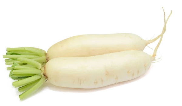 White Radish PNG Transparent Background