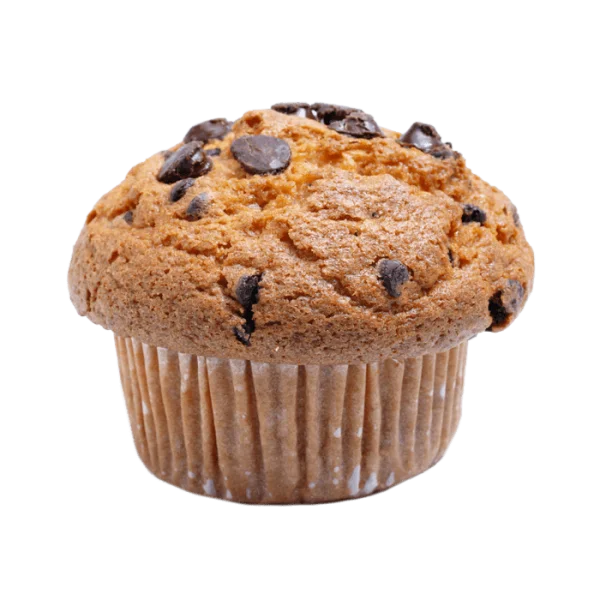 Chocolate Chip Muffin PNG Transparent Background