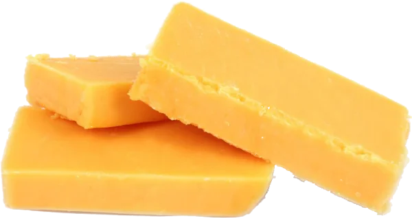 Cheddar Cheese Blocks PNG Transparent Background