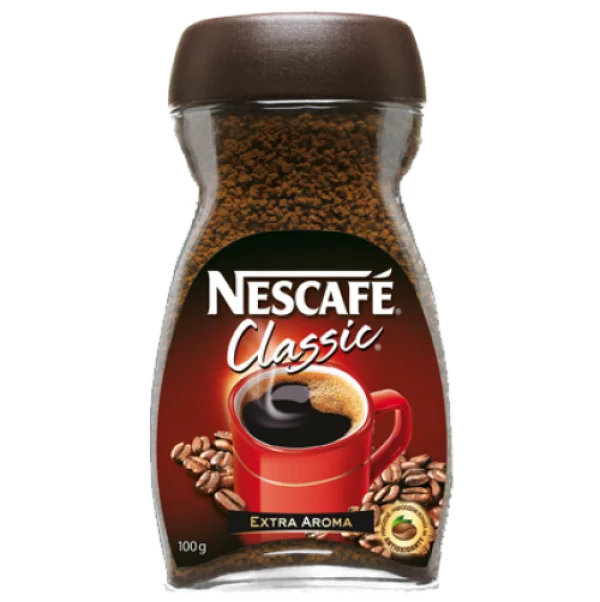 Nescafe Classic Coffee Jar PNG Transparent Background