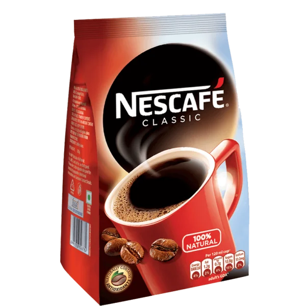 Nescafe Classic Coffee Pouch with Mug PNG Transparent