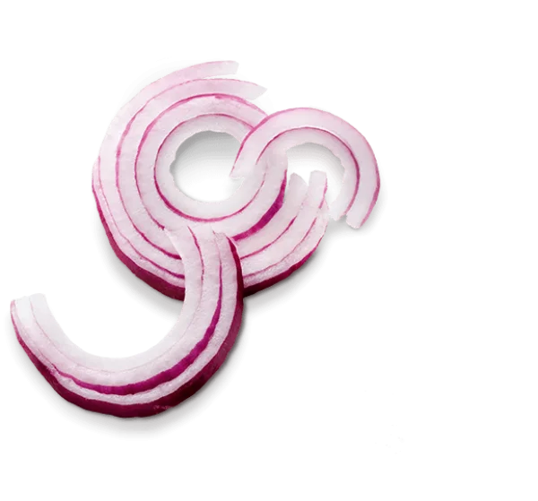 Red Onion Slices PNG Transparent Background