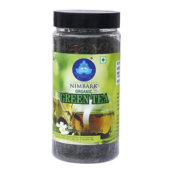 Nimbark Organic Green Tea Jar Transparent PNG