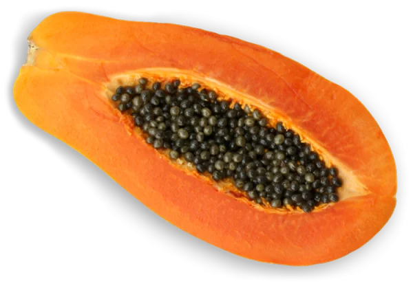 Half Papaya Transparent Background PNG