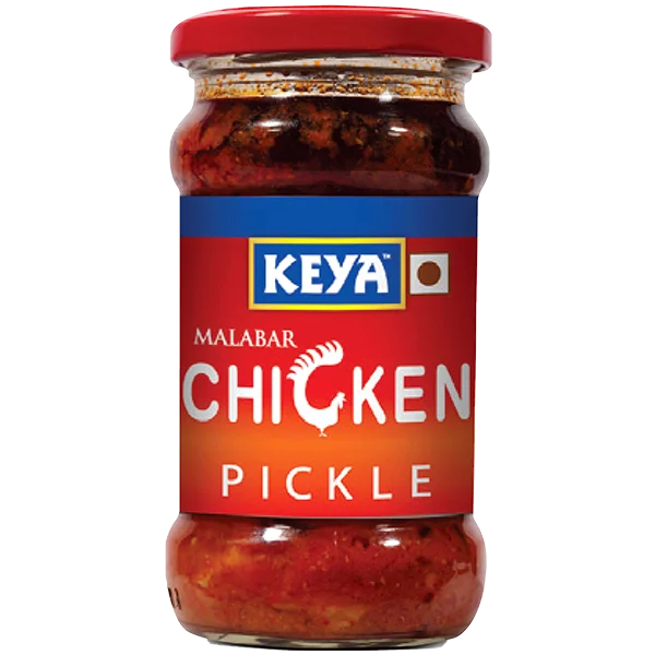Keya Malabar Chicken Pickle Jar PNG Transparent Background