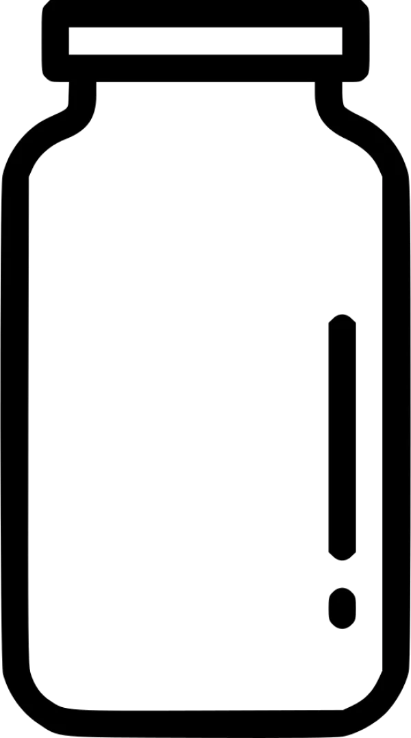 Outline Bottle Icon Transparent PNG