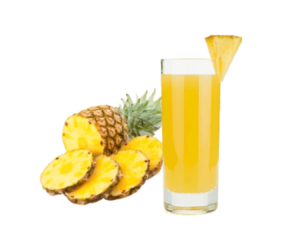 Pineapple and Juice PNG Transparent Background