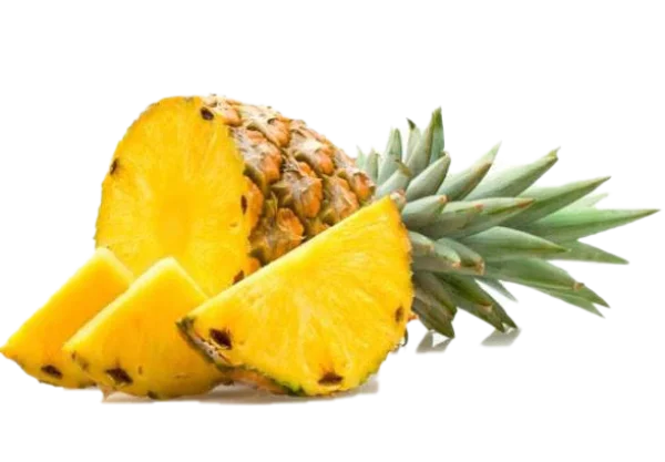 Sliced Pineapple PNG Transparent Background