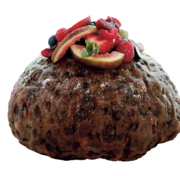 Christmas Fruit Pudding PNG Transparent Background