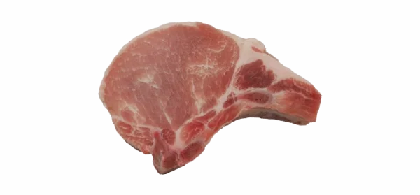 Raw Pork Chop with Bone Transparent PNG