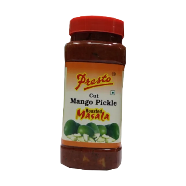 Presto Cut Mango Pickle Jar PNG Transparent