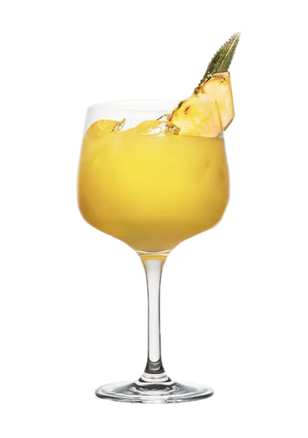 Pineapple Cocktail Drink PNG Transparent Background