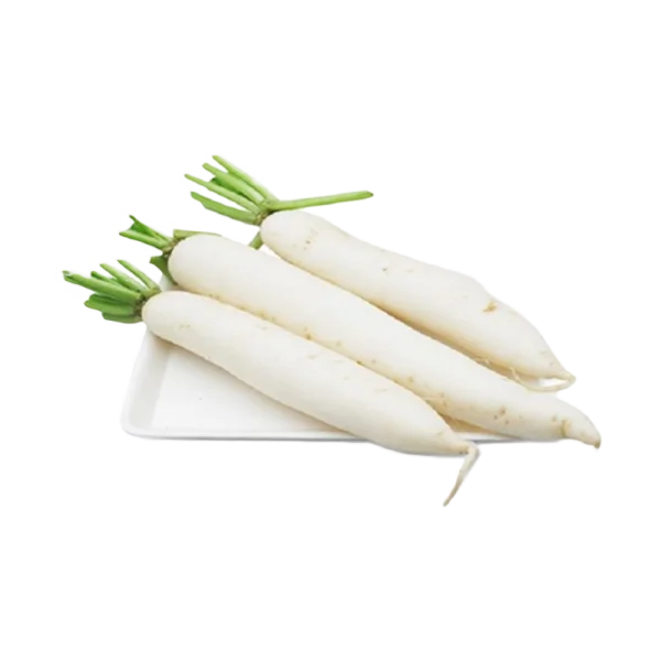 White Radishes PNG Transparent Background