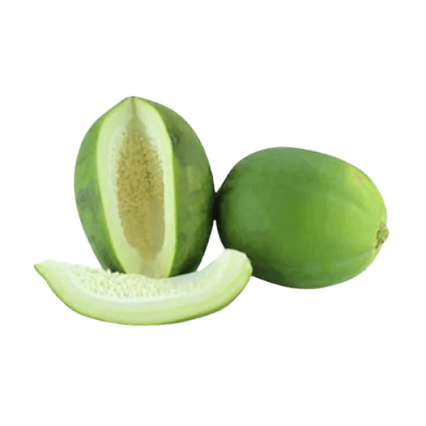 Unripe Green Papaya Slices PNG Transparent