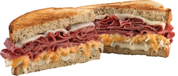 Delicious Reuben Sandwich PNG Transparent Background