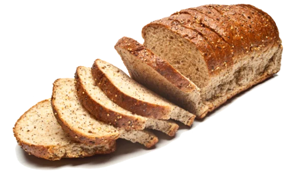 Sliced Whole Grain Bread PNG Transparent Background
