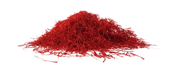 Saffron Threads Pile PNG Transparent Background